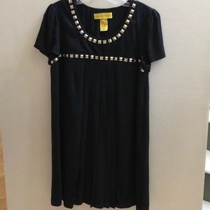C. Malandrino s.sleeve dress or tunic w pleats.